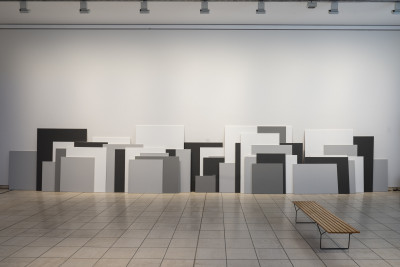 Ausstellungsansichten der Installation 