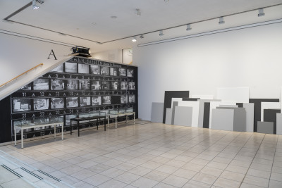 Ausstellungsansichten der Installation 