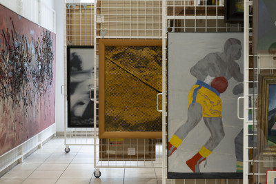Ausstellungsansichten der Installation 