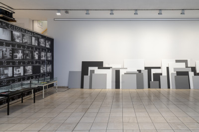 Ausstellungsansichten der Installation 