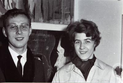 Sigmar und Karin Polke in der Ausstellung