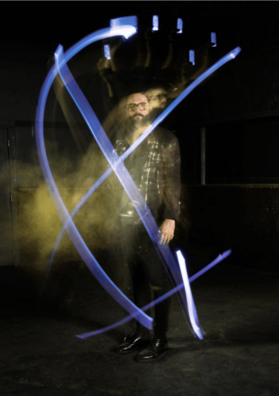 Porträt von Blaudzun mit Lichteffekten